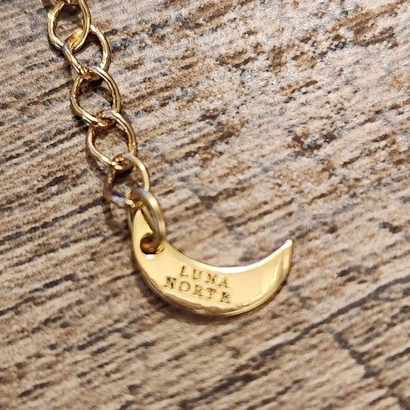 Luna Norte Goldtone Necklace - Picture 6 of 9